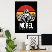 paddenstoel Hunter Morel Whisperer Poster (Thuiskantoor)