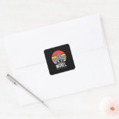 paddenstoel Hunter Morel Whisperer Vierkante Sticker (Envelop)