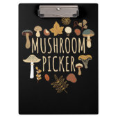 paddenstoel Hunter Mushrooms Picker Klembord (Voorkant)