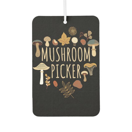 paddenstoel Hunter Mushrooms Picker Luchtverfrisser (Voorkant)