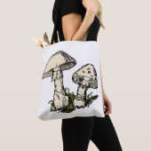 Paddenstoel illustratie tote bag (Dichtbij)