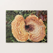 Paddenstoel in het bos legpuzzel (Horizontaal)