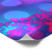 Paddenstoel in licht poster (Hoek)