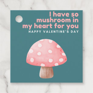 Paddenstoel in mijn hart Valentijn Label