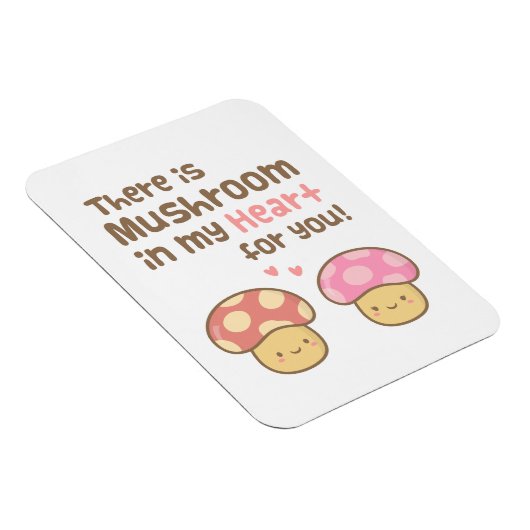 Paddenstoel in mijn hart voor jou Schattigee liefd Magneet (Rechterzijde)