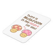 Paddenstoel in mijn hart voor jou Schattigee liefd Magneet (Linkerzijde)