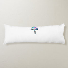 paddenstoel in witte driehoekige kleuren lichaamskussen