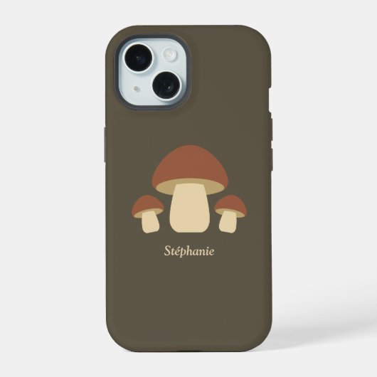 paddenstoel iPhone 15 case (Achterkant)