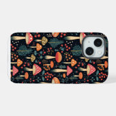paddenstoel iPhone 15 case (Achterkant horizontaal)