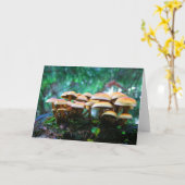 paddenstoel kaart (Gele Bloem)