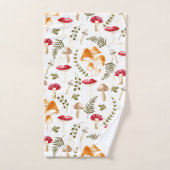 paddenstoel | Katoen esthetisch | WATERVERF Bad Handdoek (Handdoek)