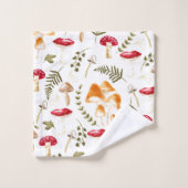 paddenstoel | Katoen esthetisch | WATERVERF Bad Handdoek (Wasdoekje)