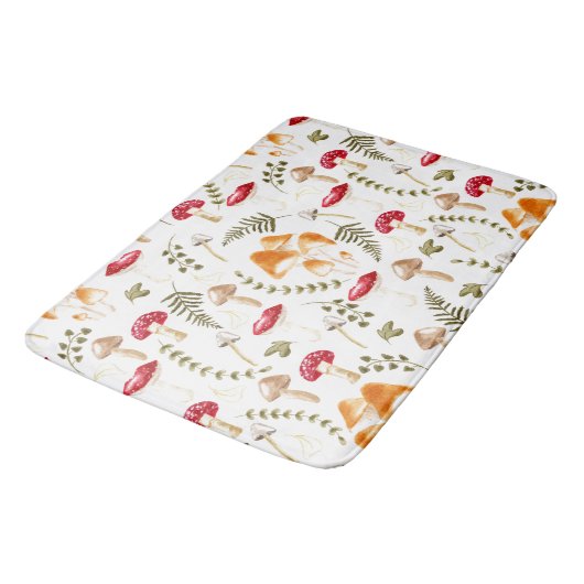 paddenstoel | Katoen esthetisch | WATERVERF Badmat (Gekanteld)