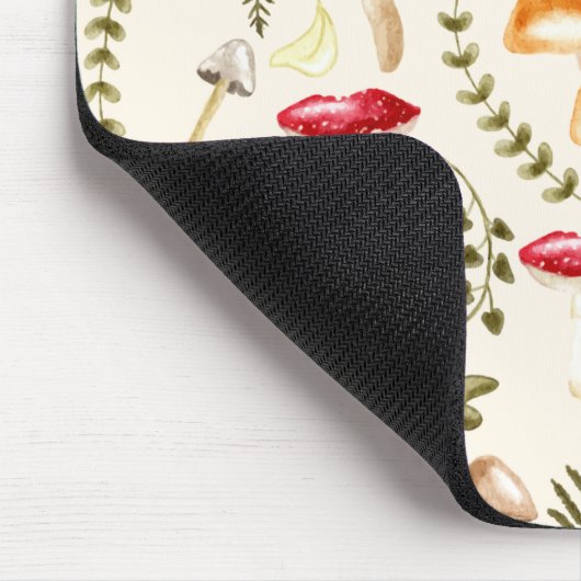 paddenstoel | Katoen esthetisch | WATERVERF Muismat (Hoek)