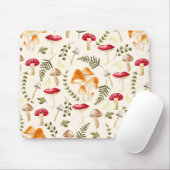 paddenstoel | Katoen esthetisch | WATERVERF Muismat (Met muis)