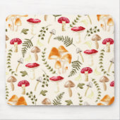 paddenstoel | Katoen esthetisch | WATERVERF Muismat (Voorkant)