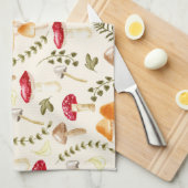 paddenstoel | Katoen esthetisch | WATERVERF Theedoek (Quarter Fold)