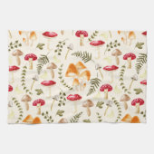paddenstoel | Katoen esthetisch | WATERVERF Theedoek (Horizontaal)