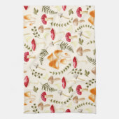 paddenstoel | Katoen esthetisch | WATERVERF Theedoek (Verticaal)