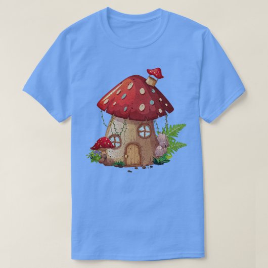 Paddenstoel Katoen T-shirt (Design voorkant)