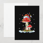 Paddenstoel kerstmis grappigste kerstman kaart (Voorkant / Achterkant)