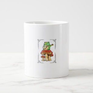 Paddenstoel Kikker Goblincore Mycologie Artistiek Grote Koffiekop