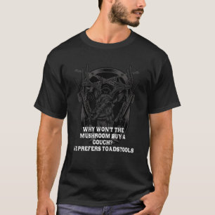 Paddenstoel Koop een Bank Paddenstoelen Jacht Hum T-shirt