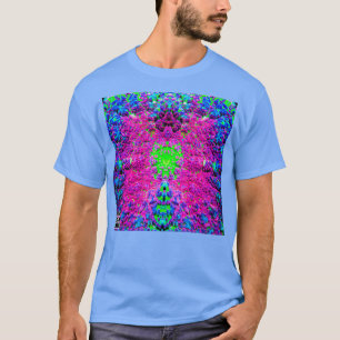 Paddenstoel koraal roze Paars riet aquarium T-shirt