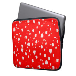 Paddenstoel kunst laptop sleeve