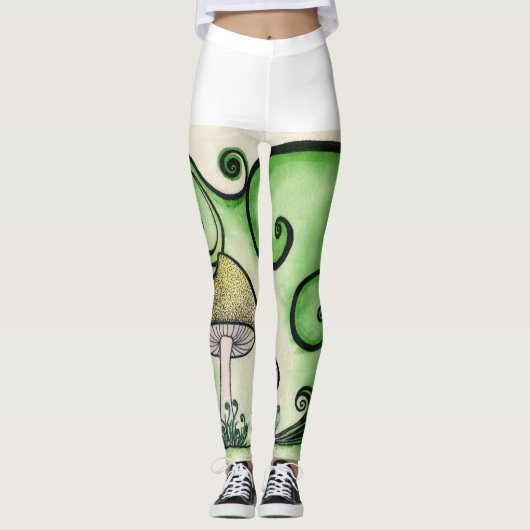Paddenstoel-leggings Leggings (Voorkant)