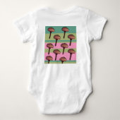 paddenstoel Love Jersey Bodysuit (Achterkant)