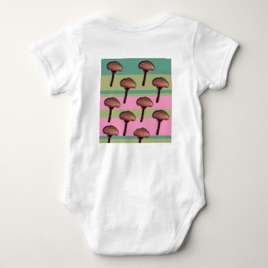 paddenstoel Love Jersey Bodysuit (Achterkant)