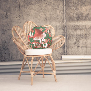 paddenstoel Magisch Rond Kussen