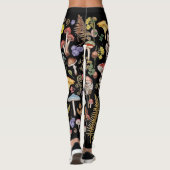 paddenstoel, Magische paddenstoel, Natuur Lover pa Leggings (Achterkant)
