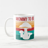 paddenstoel mama om baby shower te zijn koffiemok (Links)