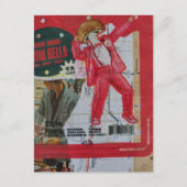Paddenstoel man en kaart met retro beelden collage (Voorkant)
