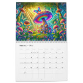 Paddenstoel Mandalas – Psychedelische Schimmelvisi Kalender (Feb 2027)