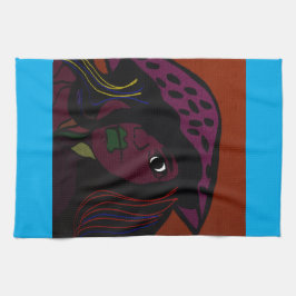 Paddenstoel Meisje Keukenhanddoek