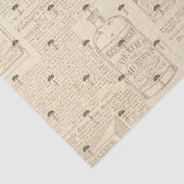 Paddenstoel met Antiek ontkoppeling van kranten Tissuepapier (Detail)