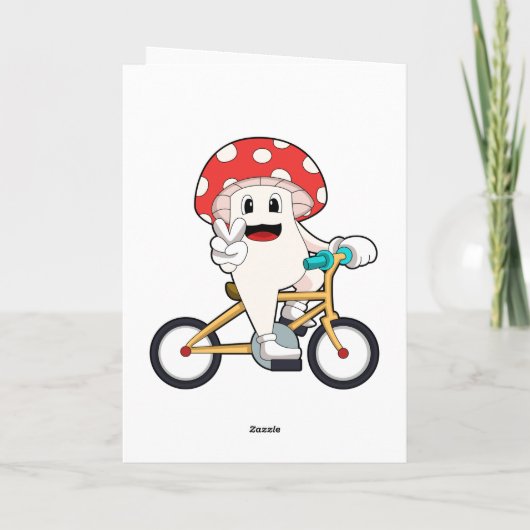 Paddenstoel met Bicycle.PNG Kaart (Achterkant)