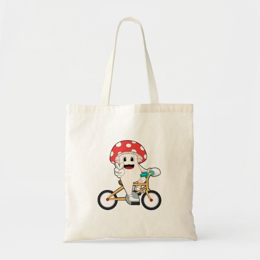 Paddenstoel met Bicycle.PNG Tote Bag (Voorkant)