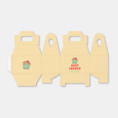 Paddenstoel met kikker Baby shower Bedankdoosjes (Uitgevouwen)