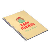 Paddenstoel met kikker Baby shower Notitieboek (Rechterzijde)