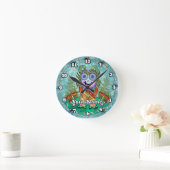 Paddenstoel Monster Ronde Klok (Huis)