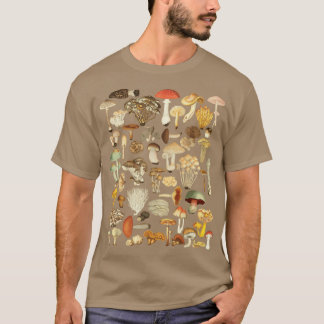 Paddenstoel Mycologie Schimmels Foerageren Paddens T-shirt