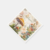 Paddenstoel Natuur Thema Douche Servetten (Hoek)