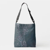 Paddenstoel ontmoet bij Croakers Post Crossbody Tas (Achterkant)