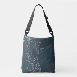 Paddenstoel ontmoet bij Croakers Post Crossbody Tas