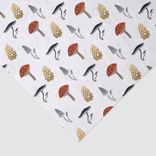 Paddenstoel Oogstweefselpapier - wit Tissuepapier (Detail)