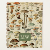  paddenstoel op maat monogram planner (Voorkant)